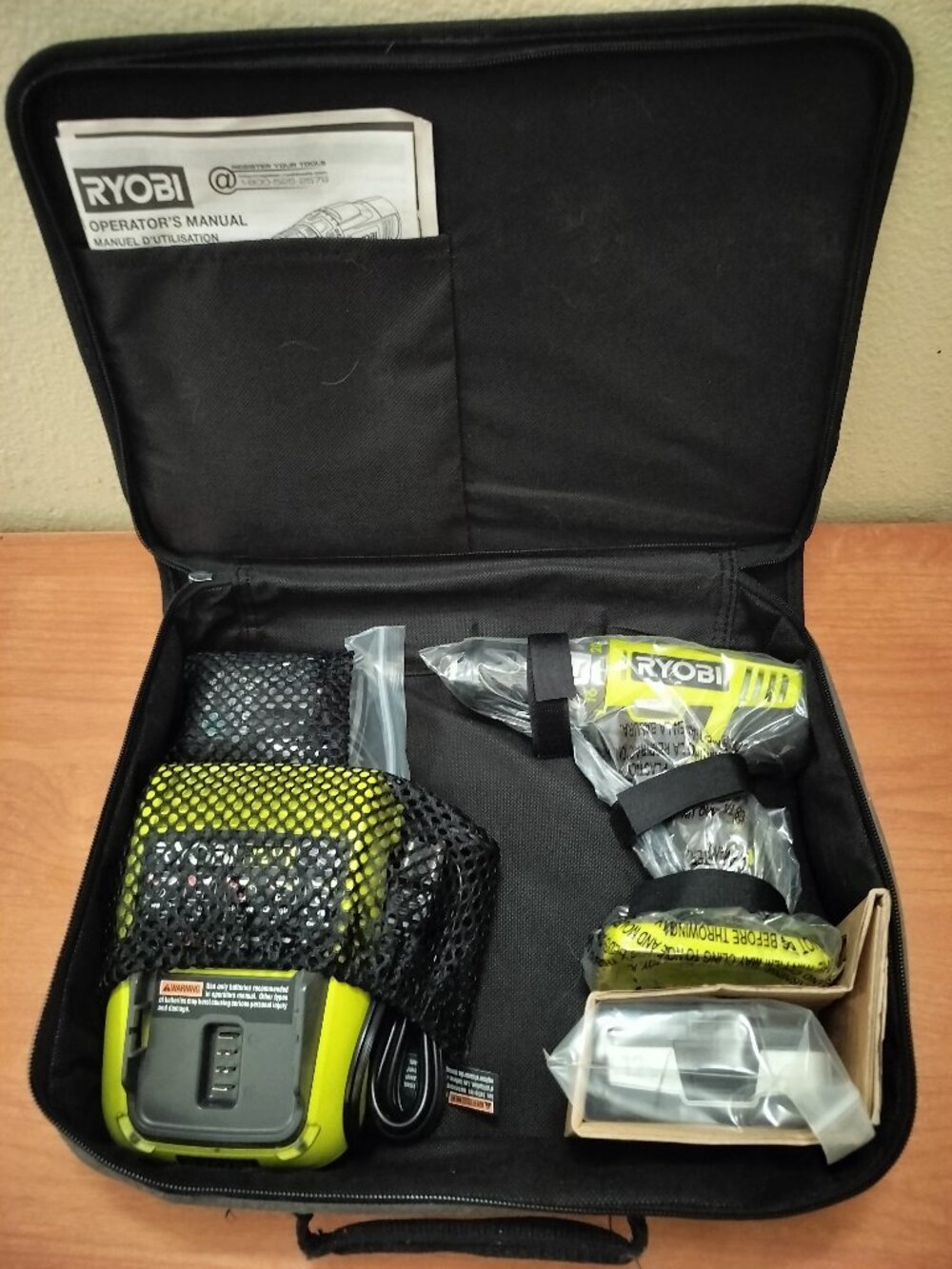 Royobi new drill set with charger